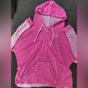 Fox pink hoodie, size small